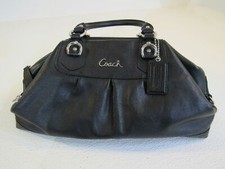 Coach Satchel Handbags Madison Audrey Purse Black Leather D1226-F15447