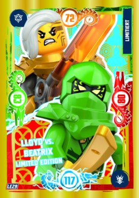 LEGO Ninjago Serie 9 : LE29 - Lloyd vs Beatrix - Limitierte Karte