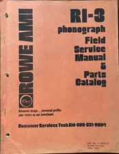 Rowe RI-3 Field Service Manual and Parts Catalog