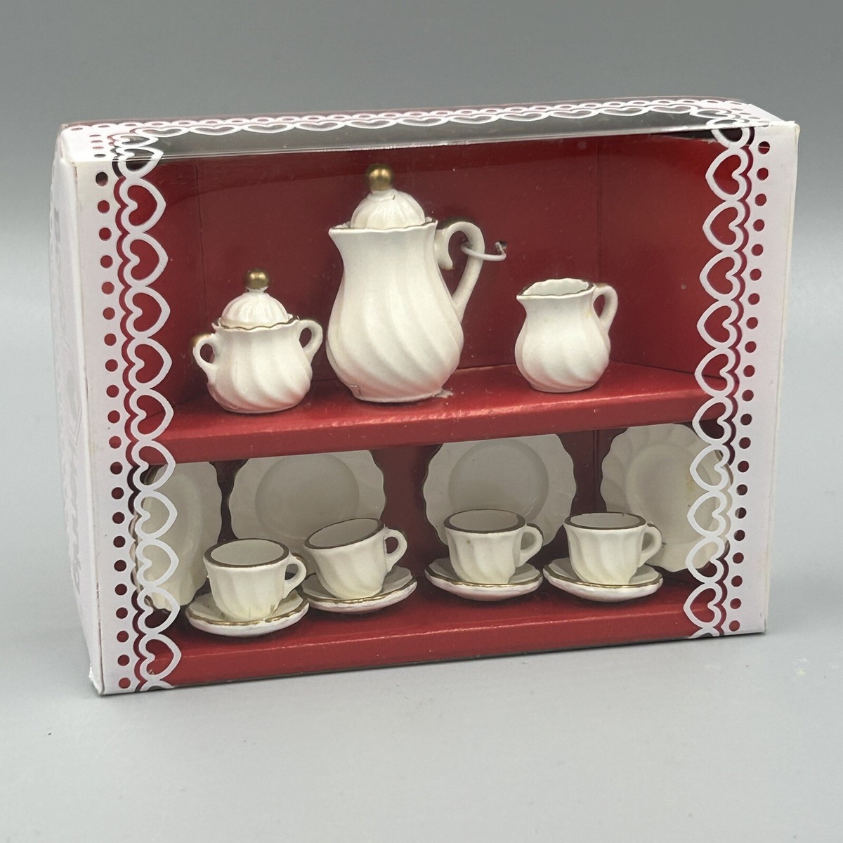 Doll House Miniature Boxed Bodo Hennig Dinner Tea Service UK