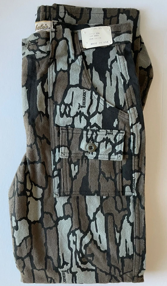 Vintage Cabelas Trebark Camo Set - Pants Jacket, Made USA, NEW w/ Tags, Sz Sm - Image 4 of 4