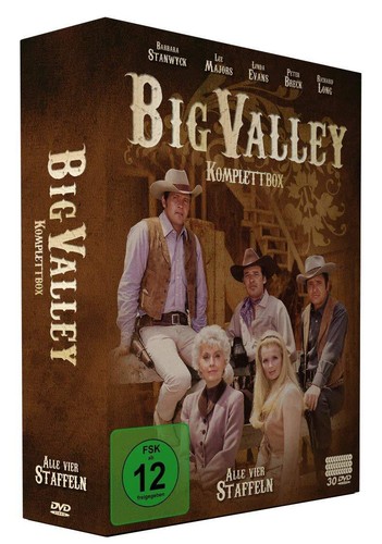 Complete Box Big Valley Western TV Series Lee Majors 30 DVD Box Edition - 第 1/2 張圖片