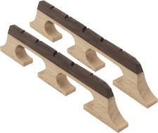 5-String Banjo Bridge, 2-Pack Ebony Maple Banjolele Bridges, Universal Fit Pa...