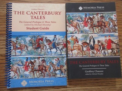 The Canterbury Tales set (novel/teacher guide/student guide) (Memoria Press)