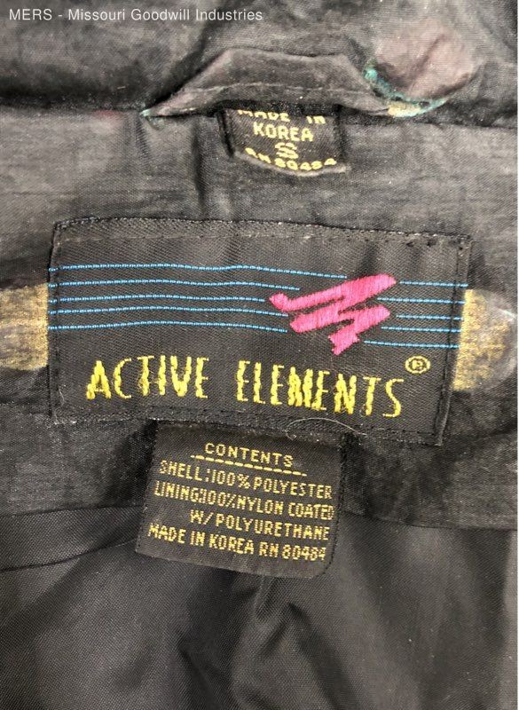 Active Elements Mens Multicolor Baroque Plaid Zip… - image 4