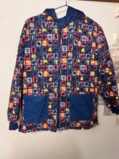 Yves Saint Laurent Reversible Pattern Jacket Size S Vintage YSL Rare Coat used