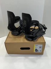 New Bataleon Chaos Aysmwrap Snowboard Bindings Men's L/XL Large/X-Large Black