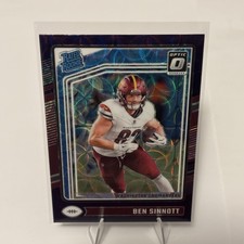 Panini Donruss Optic 2024 Ben Sinnott Rated Rookie Prizm #207 Commanders NFL