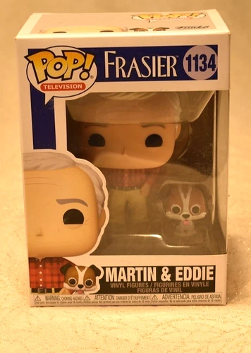 ✅ Funko Pops! MARTIN & EDDIE  1134 Frasier Television * In Box