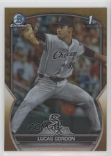 2023 Bowman Draft Chrome Gold Refractor 36/50 Lucas Gordon #BDC-126 0o48