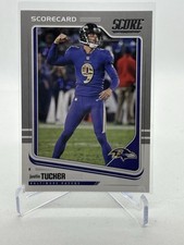 2018 Score - Justin Tucker #27 Scorecard Ravens University Of Texas Football