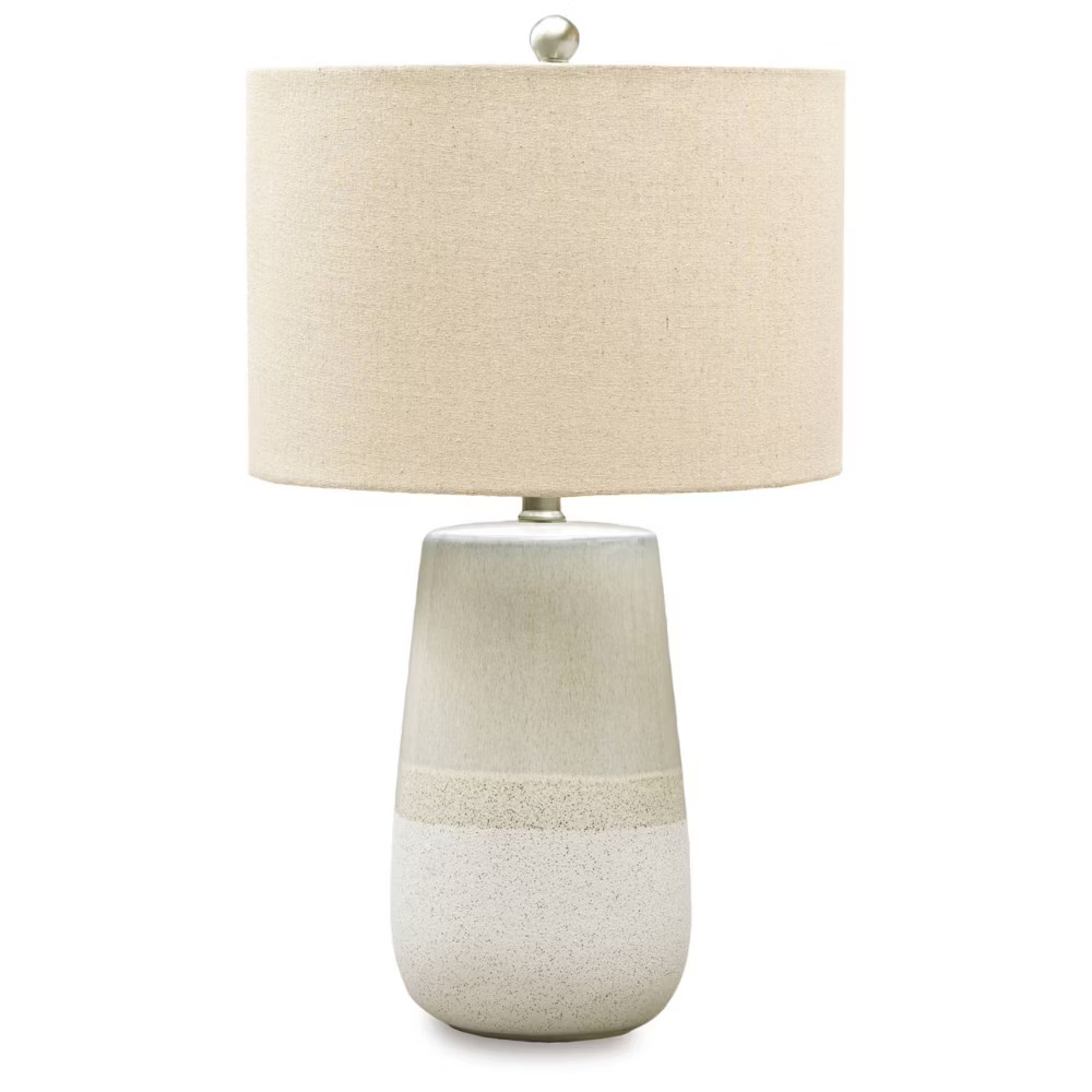 Shavon Table Lamp Beige/White - Signature Design by Ashley