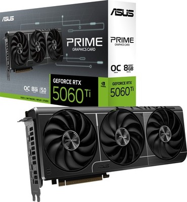 ASUS GeForce RTX 5060 Ti PRIME OC 8GB, Grafikkarte Neu OVP Händler Ink. 19% MwSt