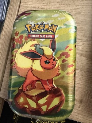 Prismatic Evolutions Mini Tin (Flareon) NEW FACTORY SEALED