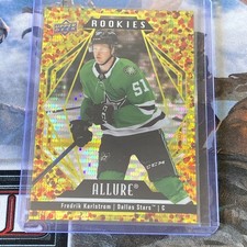 Fredrik Karlstrom 2022-23 Upper Deck Allure Hockey Gold Glitter Bomb /199 #113