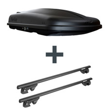Dachbox Topbox TopBox 480 + Dachträger Menabo Sherman für Mercedes M-Klasse W163 Dachbox Topbox TopBox 480 + Dachträger Menabo Sherman für Mercedes M-Klasse W163