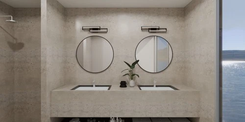 Quoizel PCKCH8523 Kocha 2 Light 24"W LED Bath Bar - Black - Picture 5 of 5