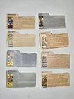 Vintage GI Joe Cobra File Cards Lot of 8 Dr Mindbender Ace Cover Girl Original