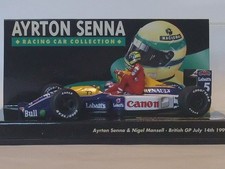 Minichamps 1/43 Williams Renault FW14 1991 British GP N. Mansell Ride On Senna