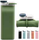 Collapsible Water Bottle BPA Free - 20 Oz Foldable Water Bottle for Travel Sport
