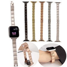 Waterproof Bling Metal Strap Band For Apple Watch 11 10 9 8 7 SE 3 2 38-49mm