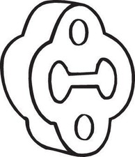 BOSAL Dichtung, Abgasrohr 256-249 für MAZDA