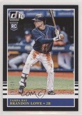 2019 Donruss Retro 1985 Holo Back 62/99 Brandon Lowe (Dark Blue Jersey) #232 0d4