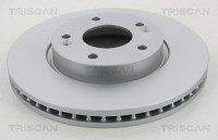 2X Triscan Bremsscheibe Coated 8120 43123C FüR Sw Hyundai Cee Pro Kia Tucson Jm