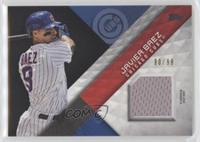 2018 Topps Major League Material Series 2 Black 90/99 Javier Baez #MLM-JZ 0v1
