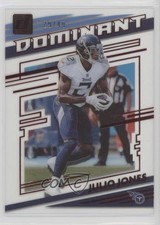2021 Panini Clearly Donruss Clearly Dominant Red 29/49 Julio Jones #CD-JJ 10ip
