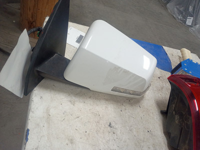 2013-2017 Chevrolet Traverse Left Hand Driver Side View Door Mirror White OEM