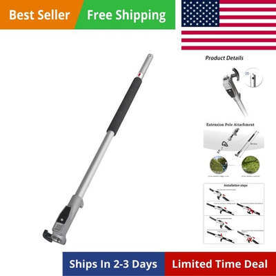 #ad Pole Shaft Extension Expand It Pole Saw Hedge Trimmer Extension fits for Powe... $77.14