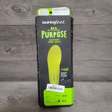 superfeet all-purpose support high arch insoles green size C