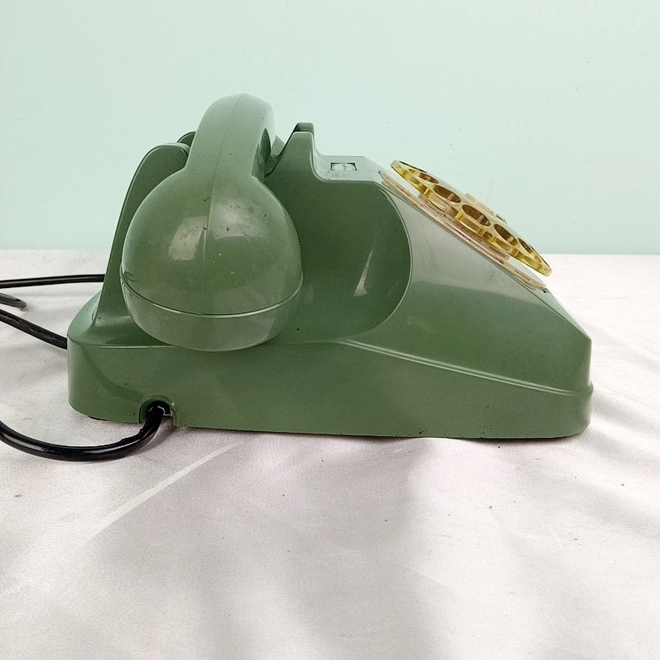 Telefono a disco SIEMENS AUSO SIP S62 Design Lino Saltini Verde Salvia '60 Epoca - Immagine 4 di 4
