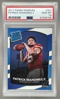 67009165 Patrick Mahomes II 2017 Panini Donruss #327 RC Rated Rookie PSA 10