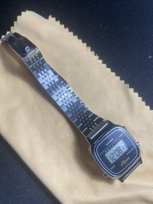 CASIO Digital UHR LA660 (506) ALARM 1986 Woman Lady JAPAN Stahl voll funktionsfähig