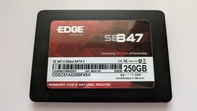EDGE Memory SE847-V SSD 2.5'' 250 GB SATA Solid State Drive