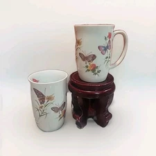 VTG Takahashi San Francisco DEW Porcelain Tea/Coffee Cup Butterflies Retired 