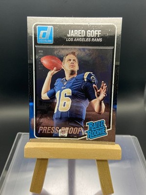 2016 Donruss Press Proofs Silver #372 Jared Goff Rated Rookie subset /100