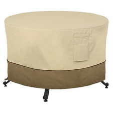Classic Accessories Veranda 56" Round Fire Pit Table Cover - Durable and Water R