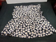 Shein Curve Black Floral Sleeveless Blouse Womens Size 2XL