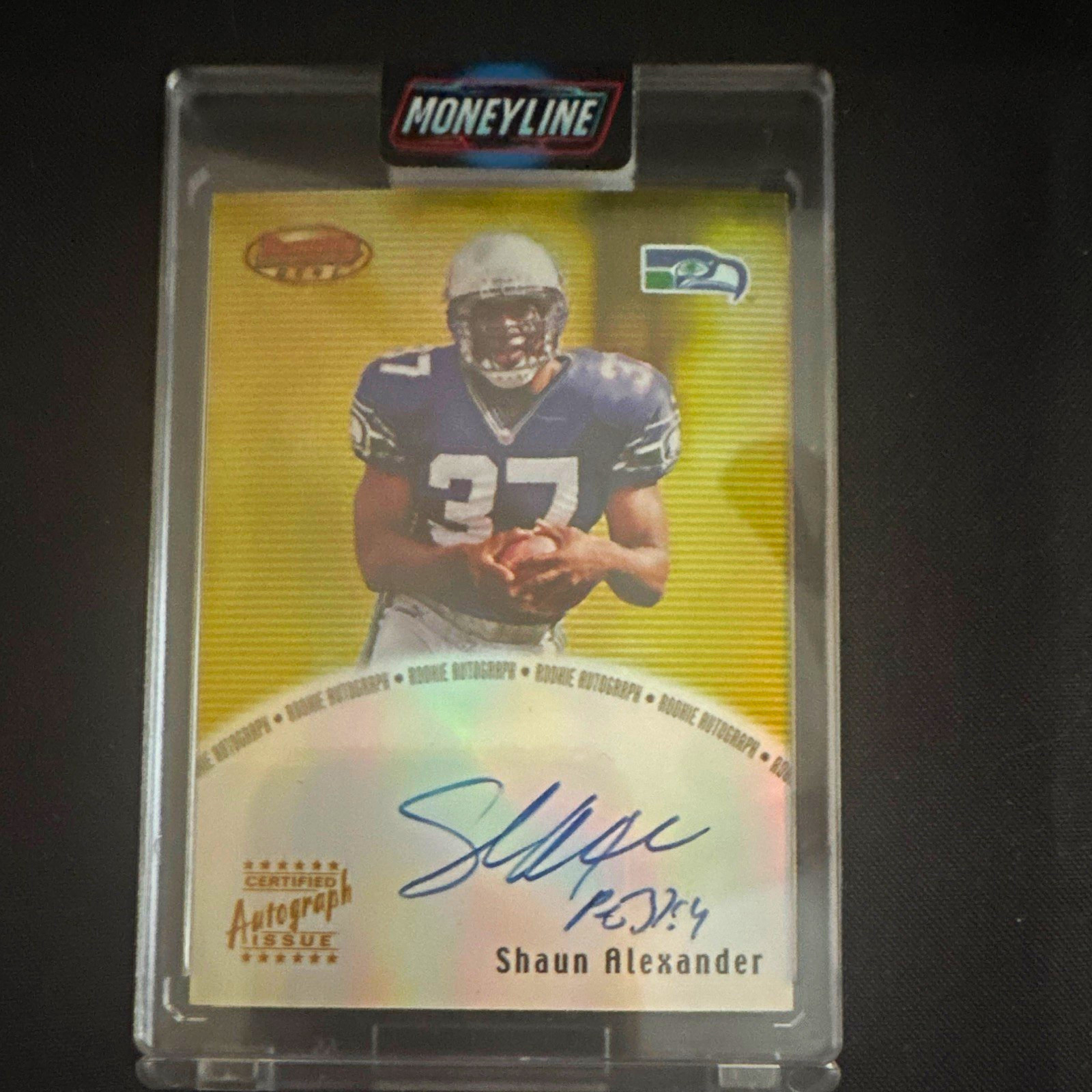 Shaun Alexander Bowmans Best Certified Autograph #BBSA Base