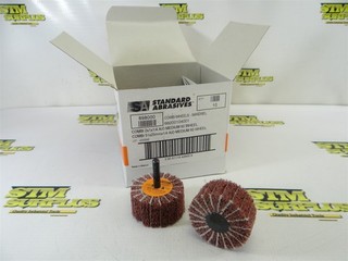 10 NEW!! STANDARD ABRASIVES A/O COMBI WHEELS 2" X 1" X 1/4" 60 GRIT #898000