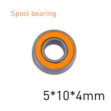 Semi- Ceramic Hybrid Fishing Pulley Ball Bearings Side Cover 3X10X4Mm Spool
