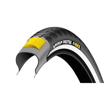 Michelin Fahrrad Reifen Protek Drahtreifen 28'' 700x35C 37-622 Schwarz Reflex