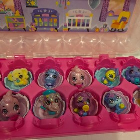 Hatchimals CollEGGtibles 14 piece LOT Figures Kids OS Pink Nursery Egg Cart