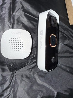 Swann Buddy4K UHD Wireless Video Doorbell & Chime Ultra-Wide 165° View Smart