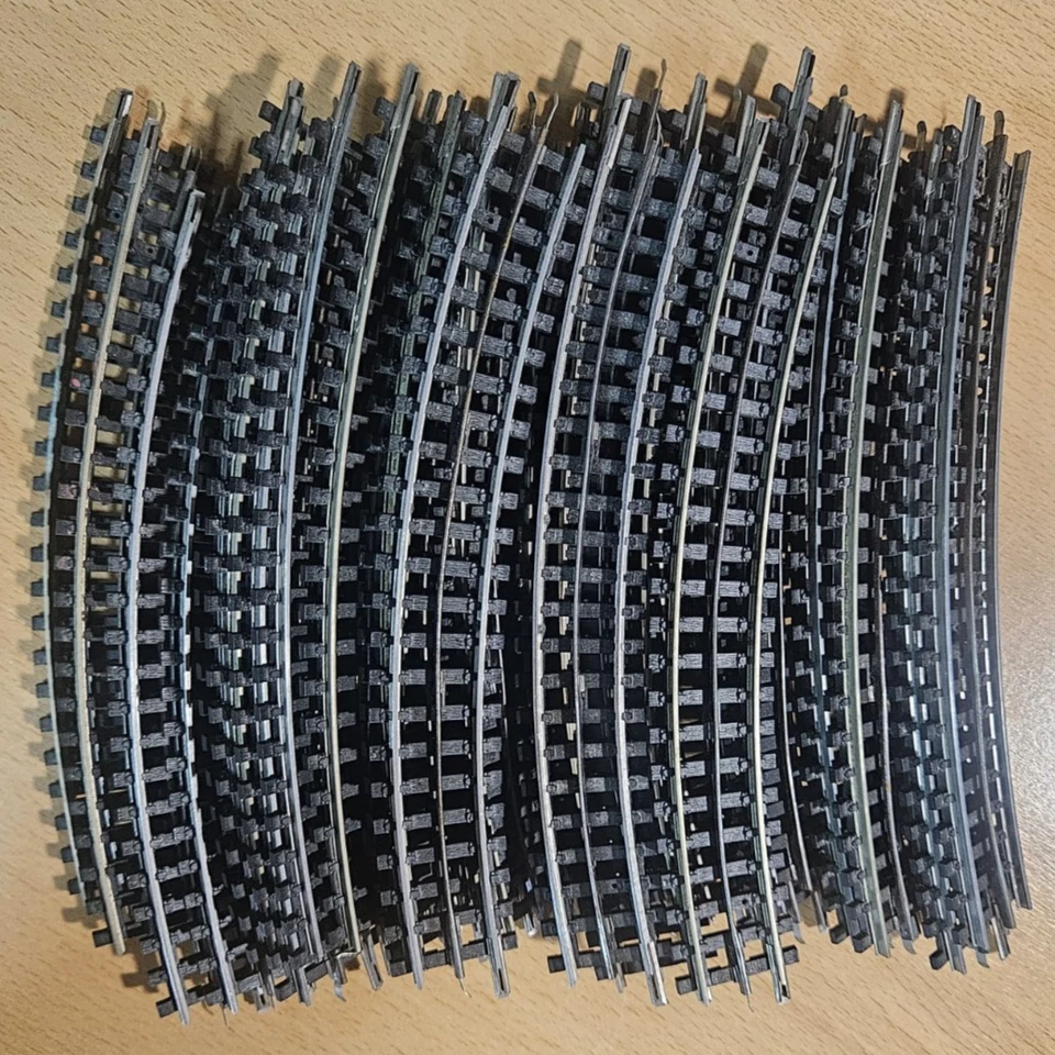 Trix Schienen Set H0 2x Elekt. Weichen 4361, 4363 + Gerade + Kurven - Bild 4 von 4