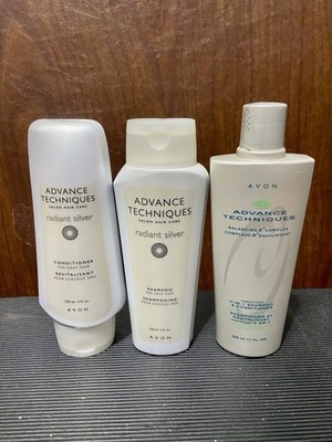 VTG Avon Advanced Techniques Radiant Silver shampoo conditioner & Balancing b2