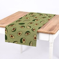 SchÖNer Leben. TischläUfer Avocado GrüN Braun 40X160Cm